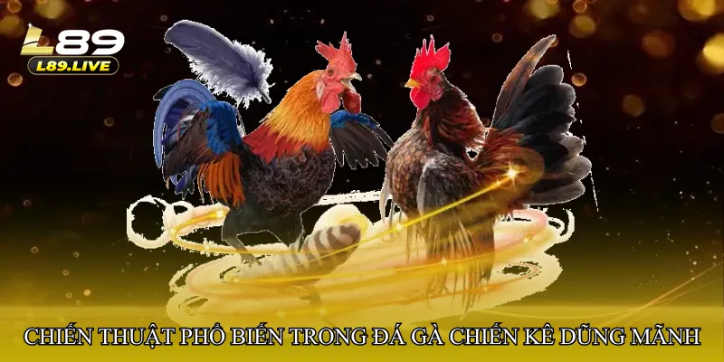 Chiến thuật phổ biến trong Đá gà chiến kê dũng mãnh